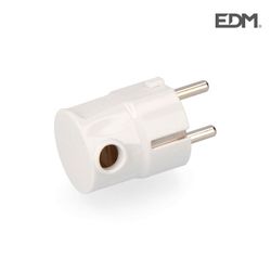 Clavija schuko s/lateral 4,8mm envasada edm