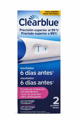 Clearblue Prueba De Embarazo Ultratemprana Analogica 2 Pruebas