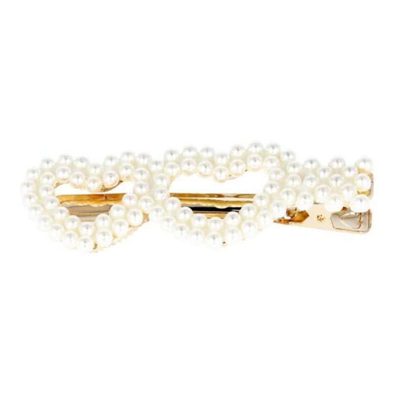 Clip Perla Corazon 2Un. R06936