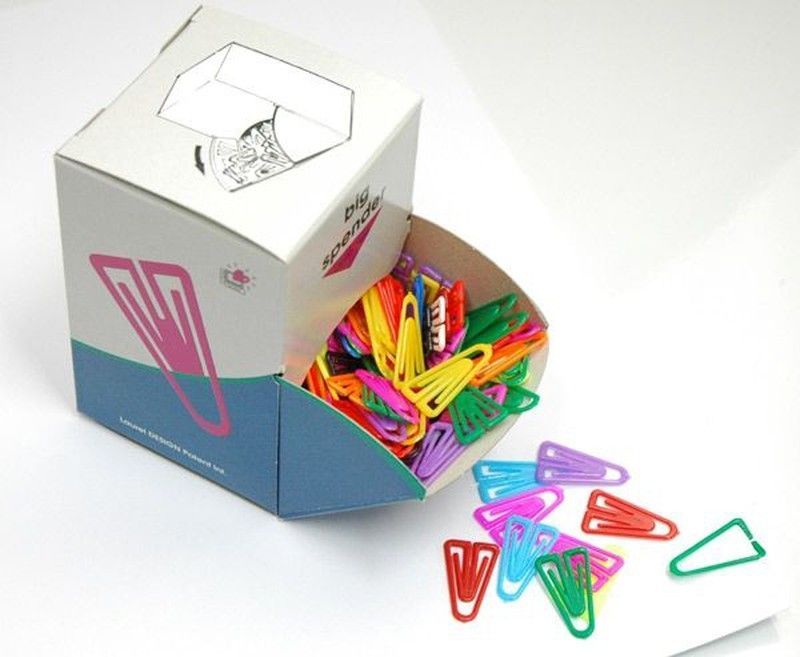 Clips Laurel c/200 unid. 25 mm colores - UE