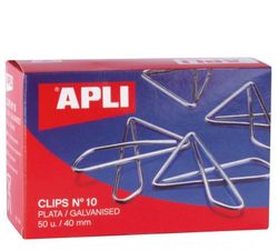 Clips mariposa galvanizados nº 10 40 mm