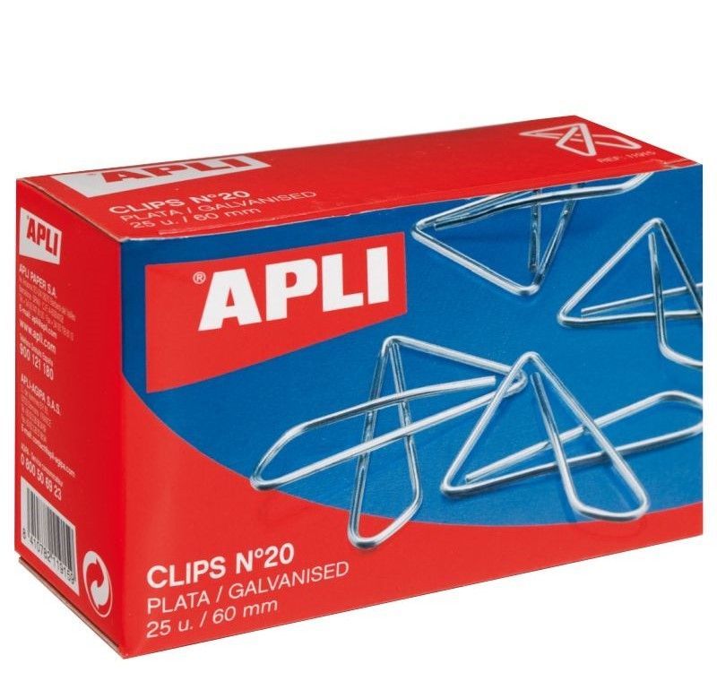 Clips mariposa galvanizados nº 20 60 mm