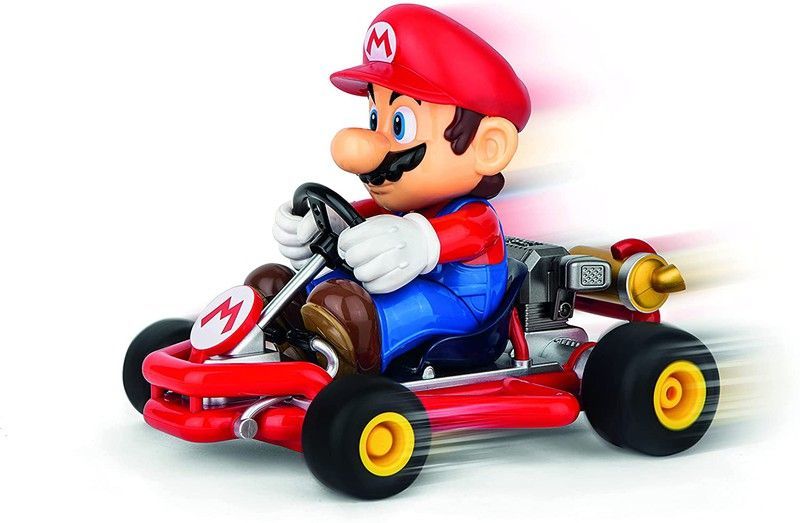COCHE MARIO KART PIPE 1:18 BAT+CARGADOR