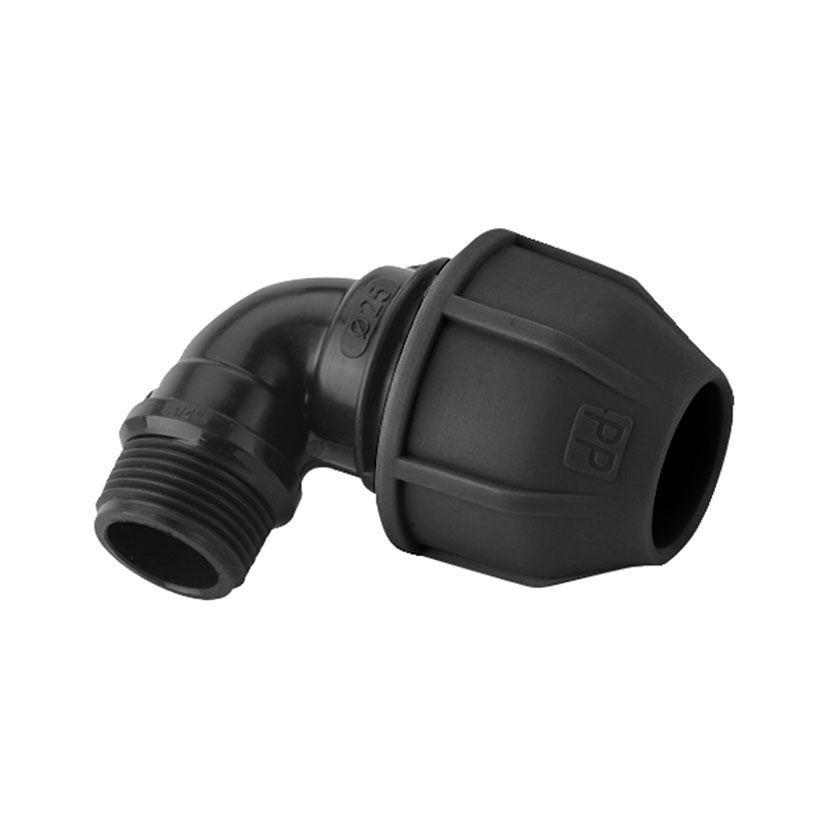 Codo Pe. Rosca M 90º Habitex 32mm-3/4"