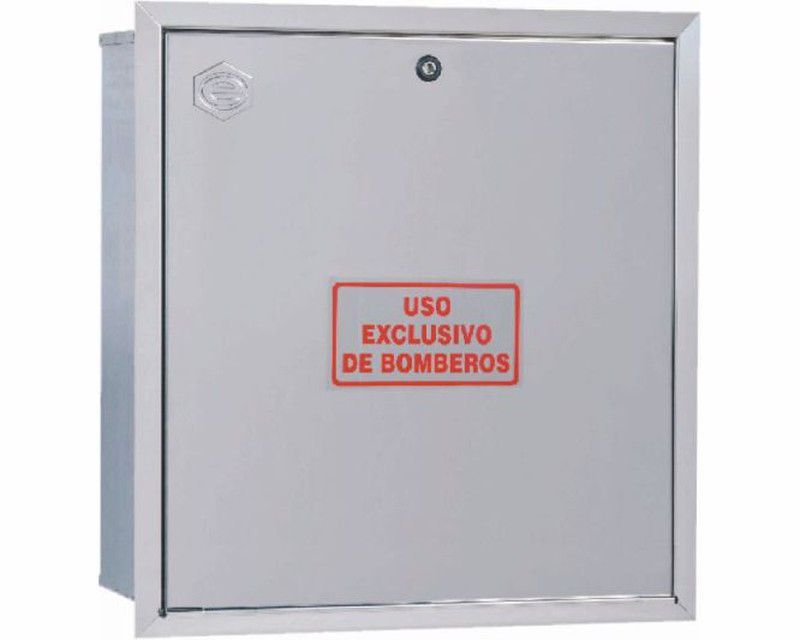 Cofre de empotramiento IPF columna seca acero inoxidable.