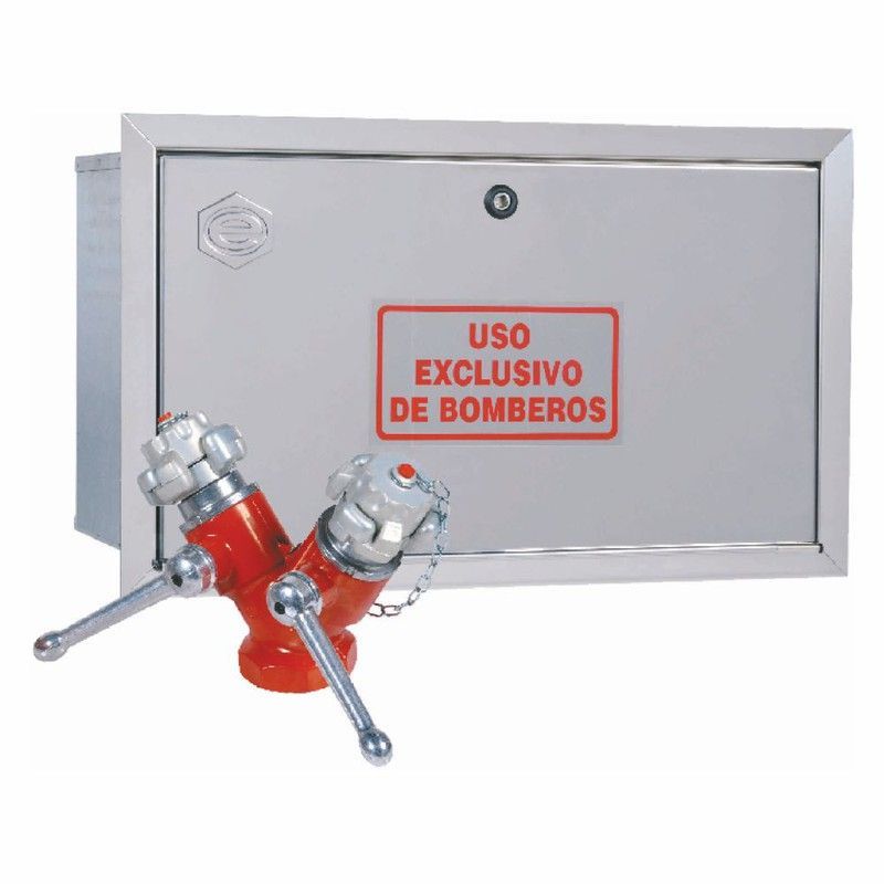 Cofre de empotramiento IPF columna seca acero inoxidable con bifurcacion.