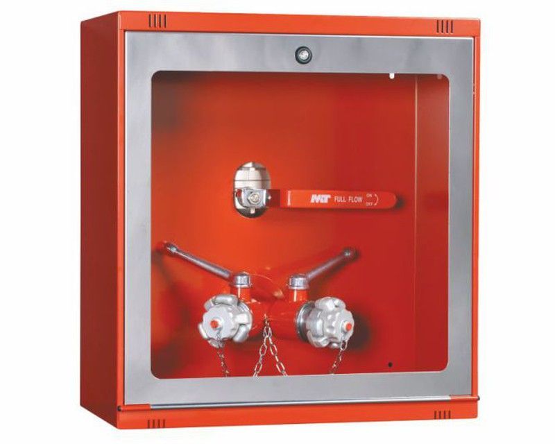 Cofre de superficie IPF columna seca con bifurcacion y valvula.