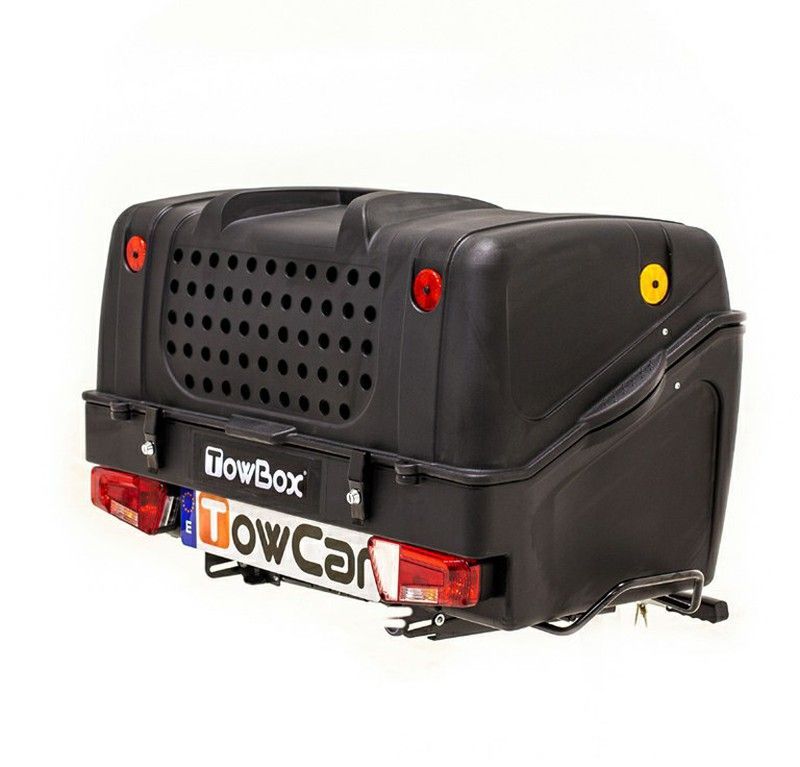 Cofre para bola TOWBOX Classic V1 Negro (abierto)