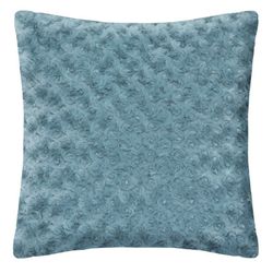 Cojin Bouclette azul 45x45 cm
