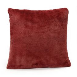 Cojín burdeos, 50 x 50 x 9 cm | Luxe