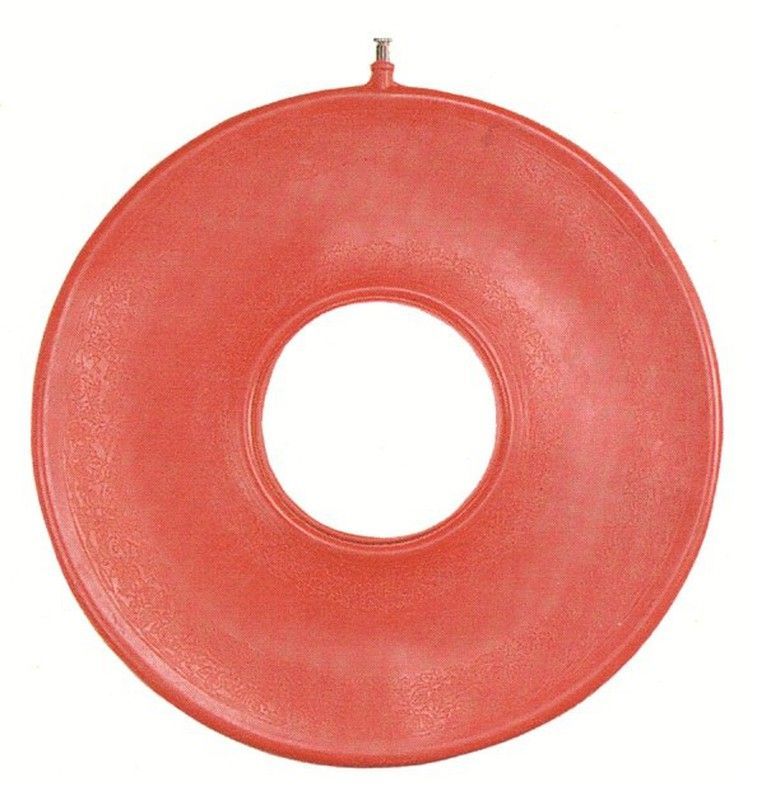 Cojín circular de goma inflable, 46 cm.