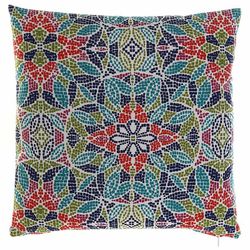 Cojín de Exterior Mosaico, 43x43x5 cm