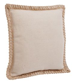 Cojin de exterior overlock 40x40 cm beige