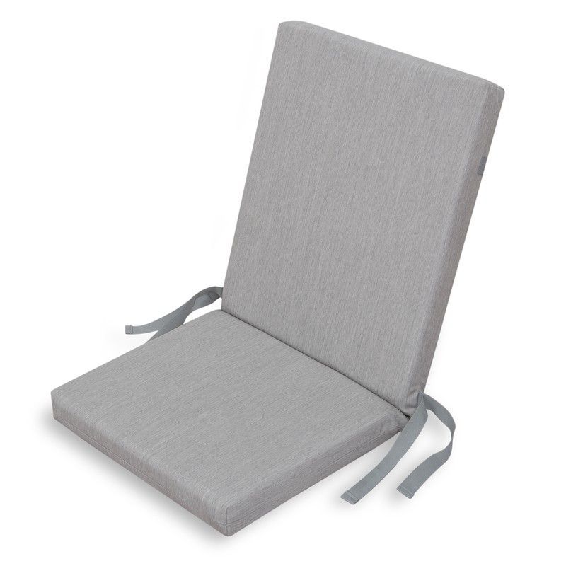 Cojín de Exterior Para Silla Desenfundable Con Respaldo Pacific Gris Claro, 92x45x6 cm