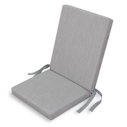 Cojín de Exterior Para Silla Desenfundable Con Respaldo Pacific Gris Claro, 92x45x6 cm