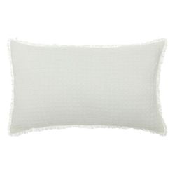 Cojin nido de abeja blanco 30x50 cm