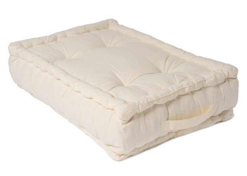 Cojin respaldo palet ecru 60x40x20 cm