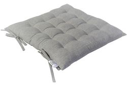 Cojin silla gris chambray 45x45 cm