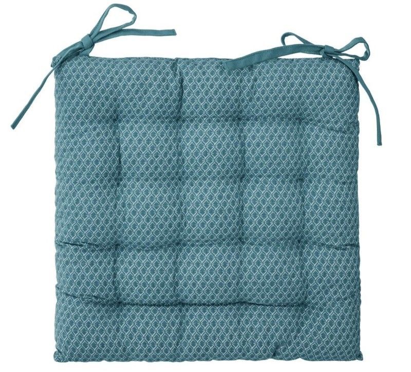 Cojin silla Otto azul 38x38 cm