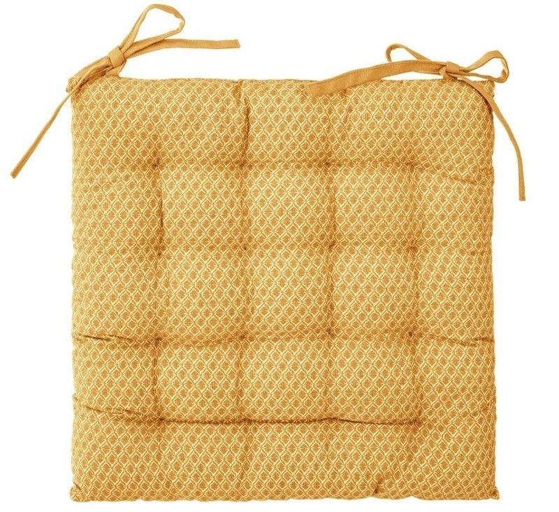Cojin silla Otto ocre 38x38 cm