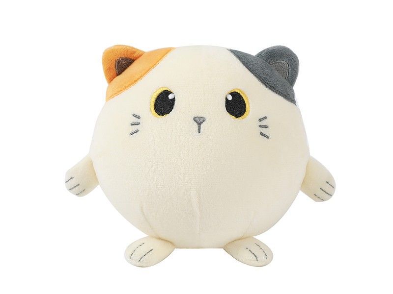 Cojín Squishy Orange Gato 13 Cms Diámetro Regalo Itotal