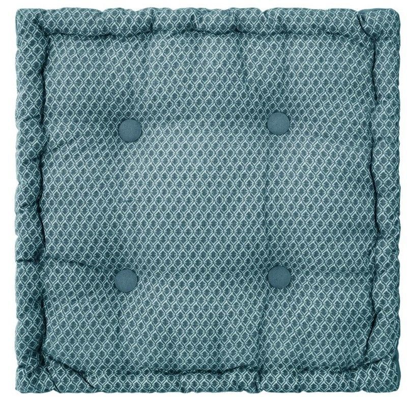 Cojin suelo Otto azul 40x40x8 cm