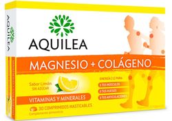 Colageno + Magnesio Sabor Limon 30 Comp Masticable