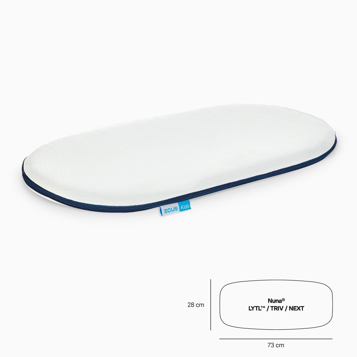 Colchón Care Mini para capazo Nuna Lytl/Triv Next/Ixxa Next/Swiv - Ecus Kids