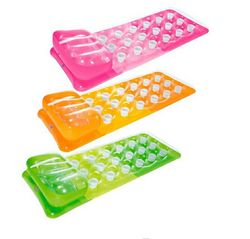 Colchón Vasos Cristal - Verde/Rosa/Naranja - 188 cm