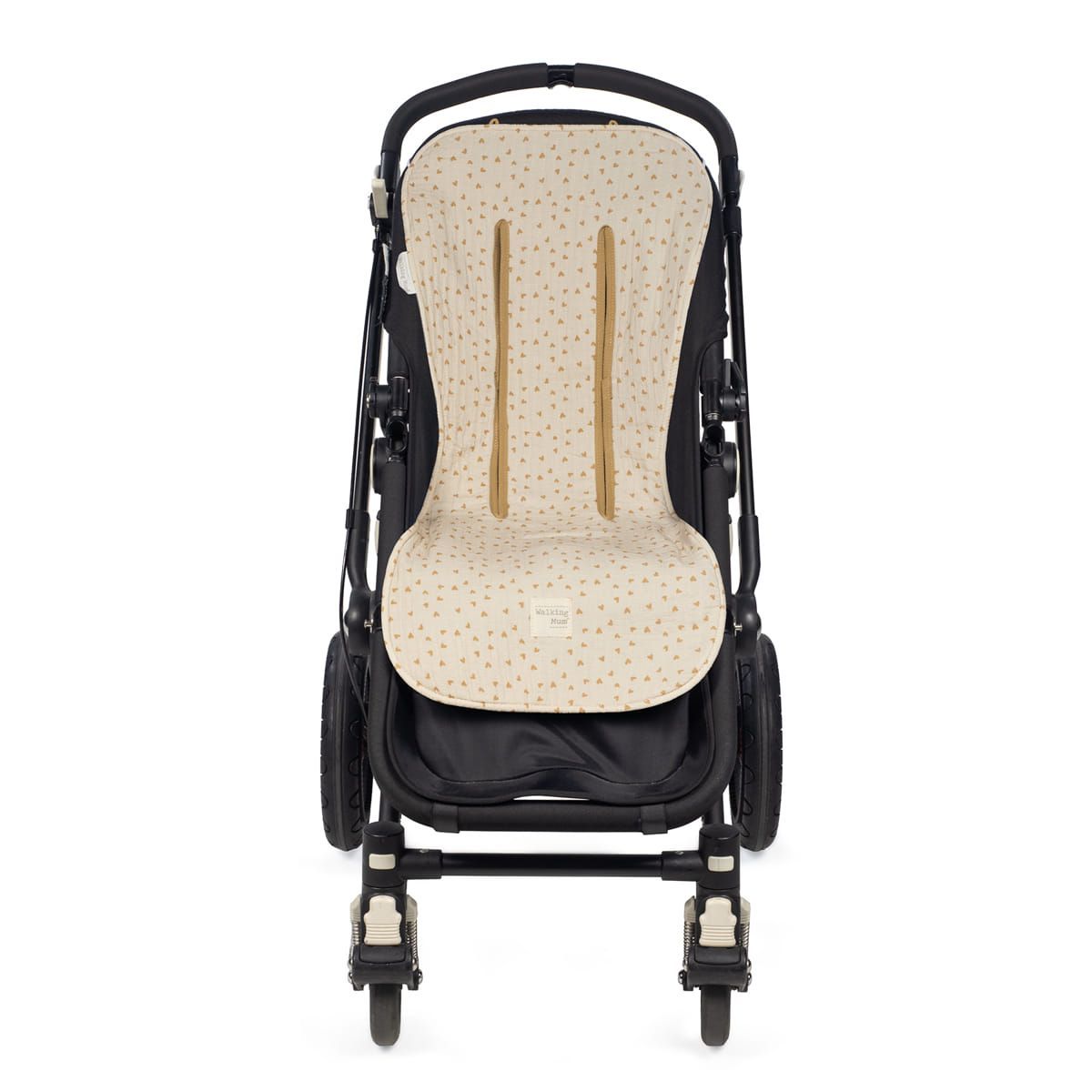 COLCHONETA CORAZONES POPPY CANELA