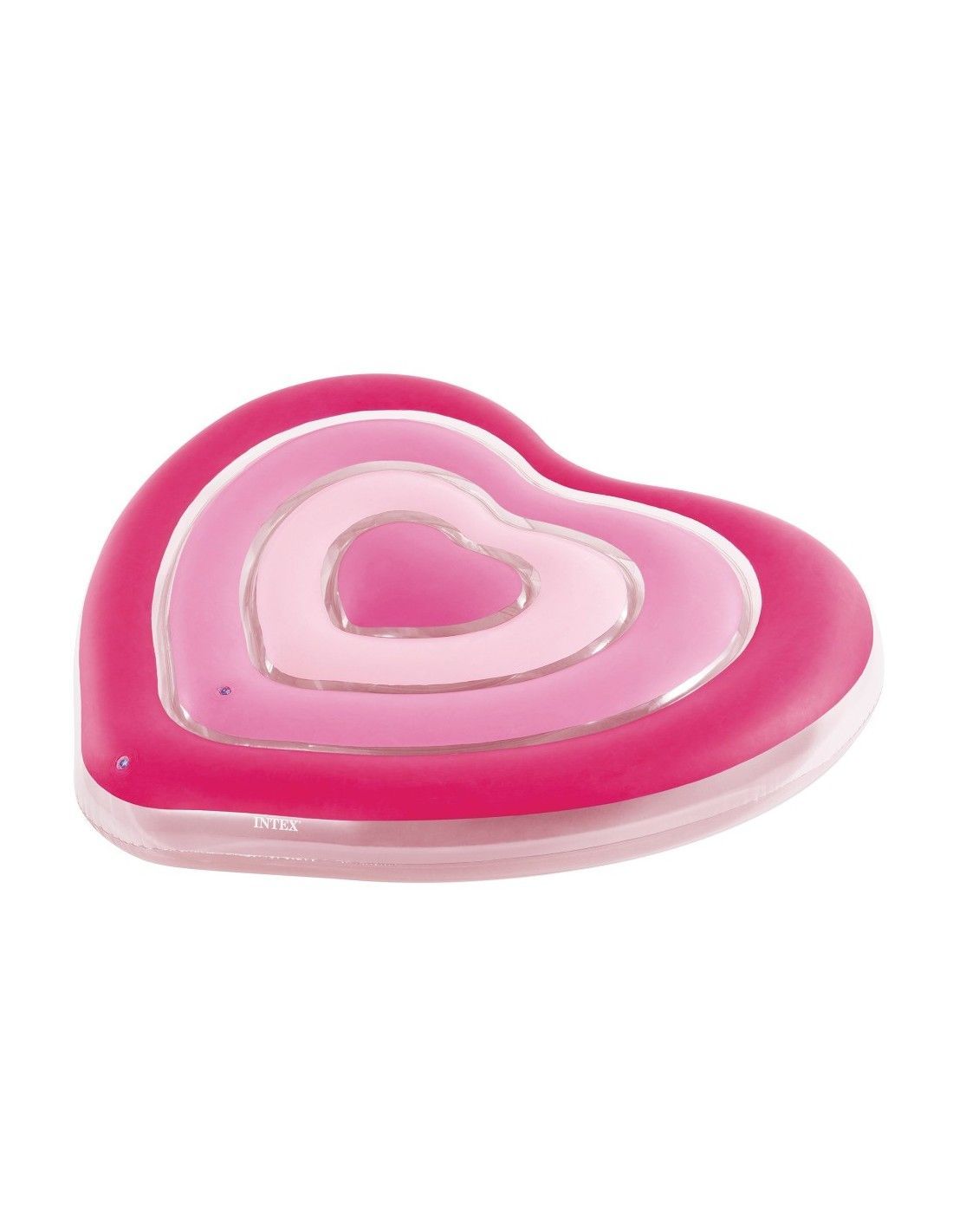 Colchoneta hinchable corazon 135x155 cms intex 58727