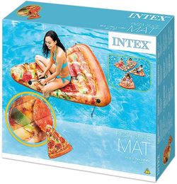 Colchoneta hinchable Pizza - 145 x 175 - Intex