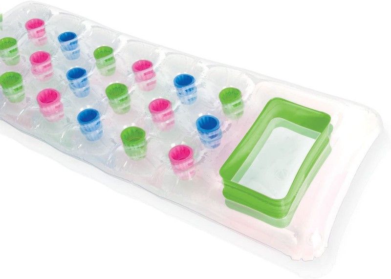 Colchoneta Hinchable, Vasos Transparente/Mirilla 188x71 cm