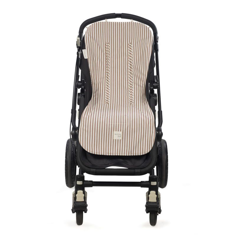 Colchoneta silla Walking Mum Praliné Rayas Moka