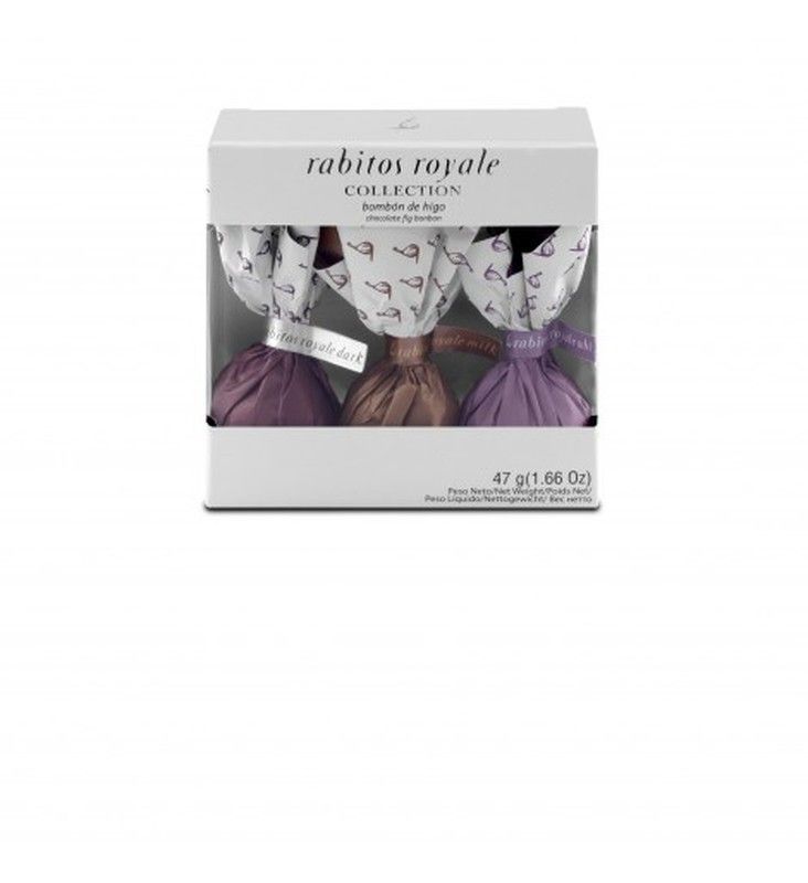 Colección rabitos royale  3 bombones rabitos royale