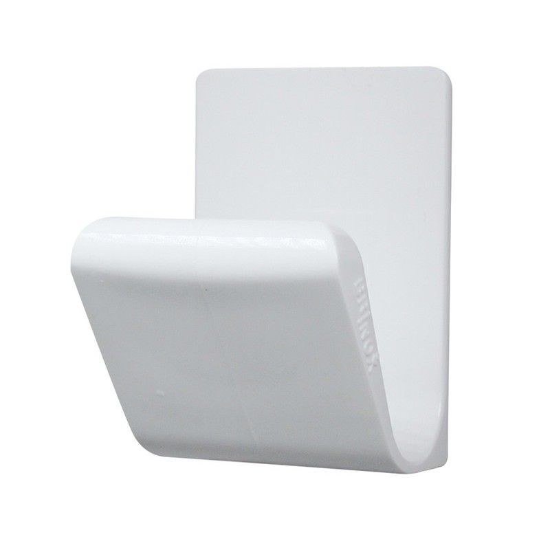 Colgador Adhesivo. Plastico.Blanco 1unidades