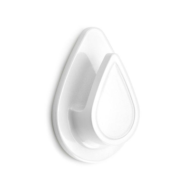 Colgador autoadhesivo INOFIX Mod. 2193 Colgador Adh. Res. Agua.Got. 1U. Blco.