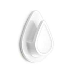 Colgador autoadhesivo INOFIX Mod. 2193 Colgador Adh. Res. Agua.Got. 1U. Blco.