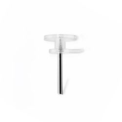 Colgador Pared. Mod. 3000. 10 P.Transparente