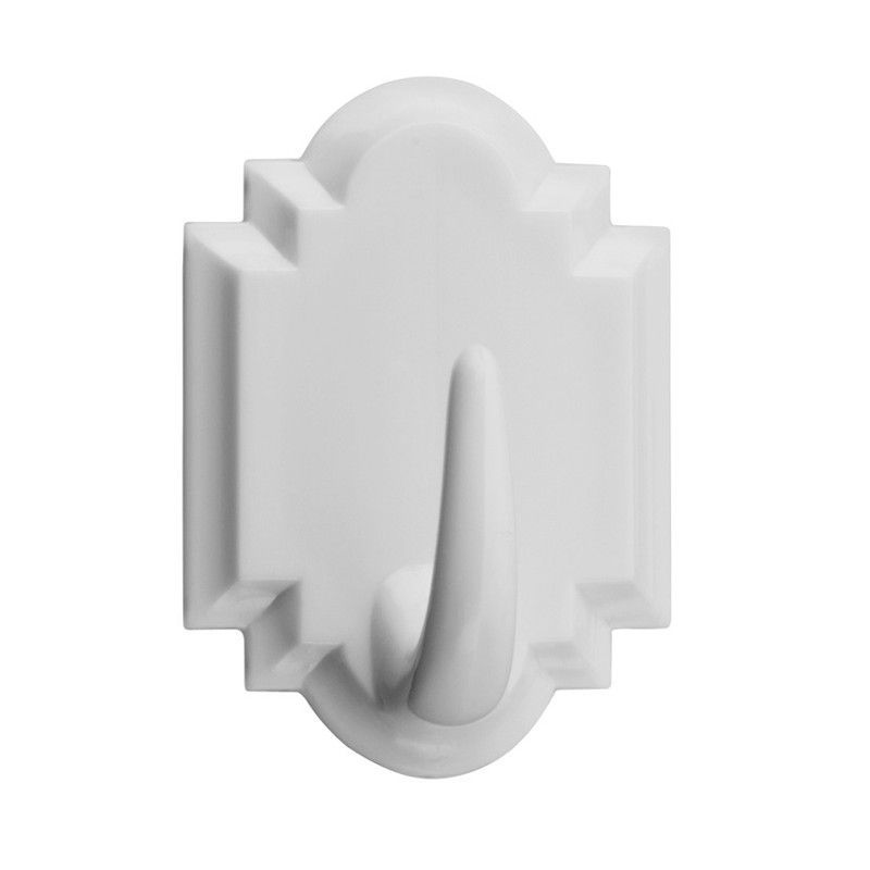 Colgador Plastico Blanco Bl.2 Unidades
