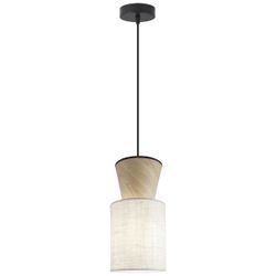 Colgante 1L Aosta Lino Tostado 1 X 60W E-27