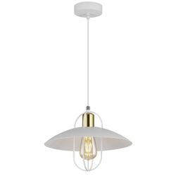 Colgante 1L Telmo Blanco-Oro 1 X 60W E-27