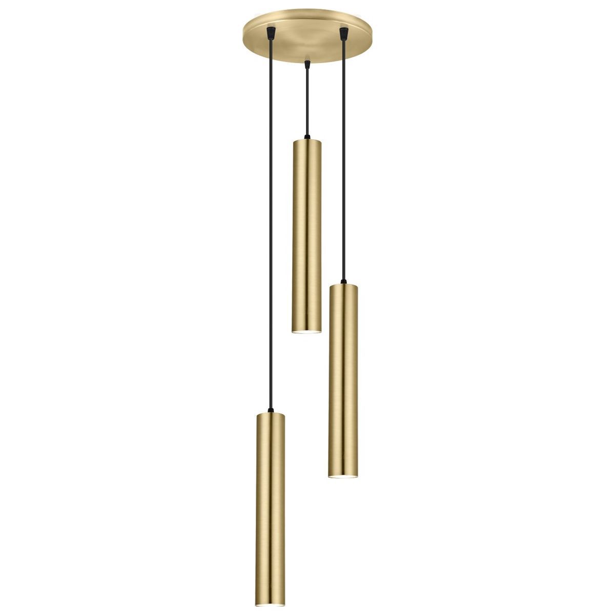 Colgante 3L. Antia Laton 3 X 40W E-14