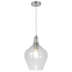 Colgante Aina Niquel Satinado 1 X 60W E-27