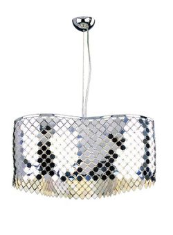 Colgante Aluminio forma trebol Serie Llantia d.53-57cm