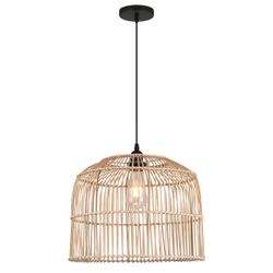 Colgante Bento Natural 1 X 60W E-27