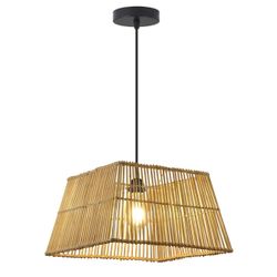 Colgante Cabanas Mimbre 1 X 60W E-27