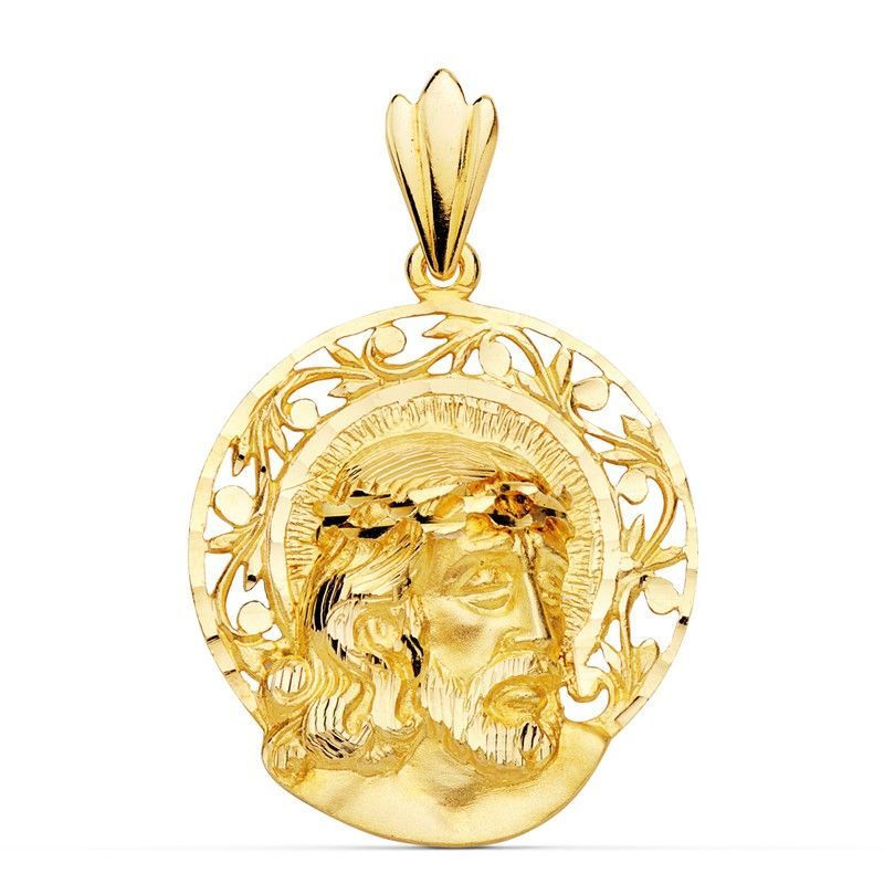 Colgante Cabeza de Cristo Auerola Oro 18kts 29x27mm 20000021