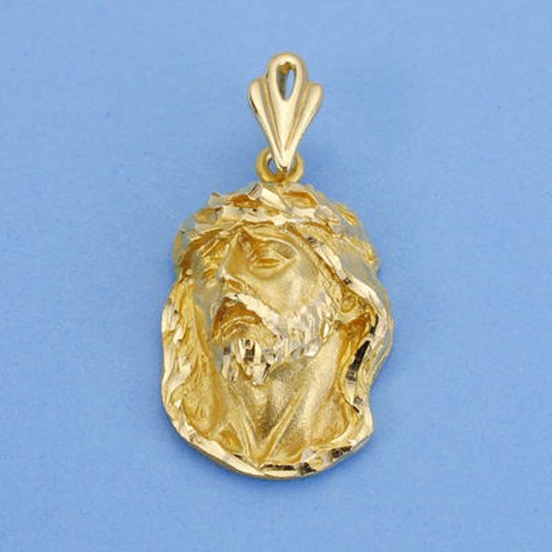 Colgante Cabeza de Cristo Oro 18kts Fundido 27x17mm 20000026