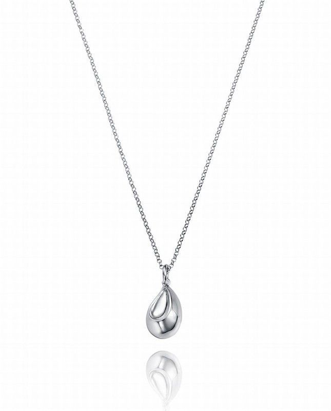Colgante de plata con forma de gota